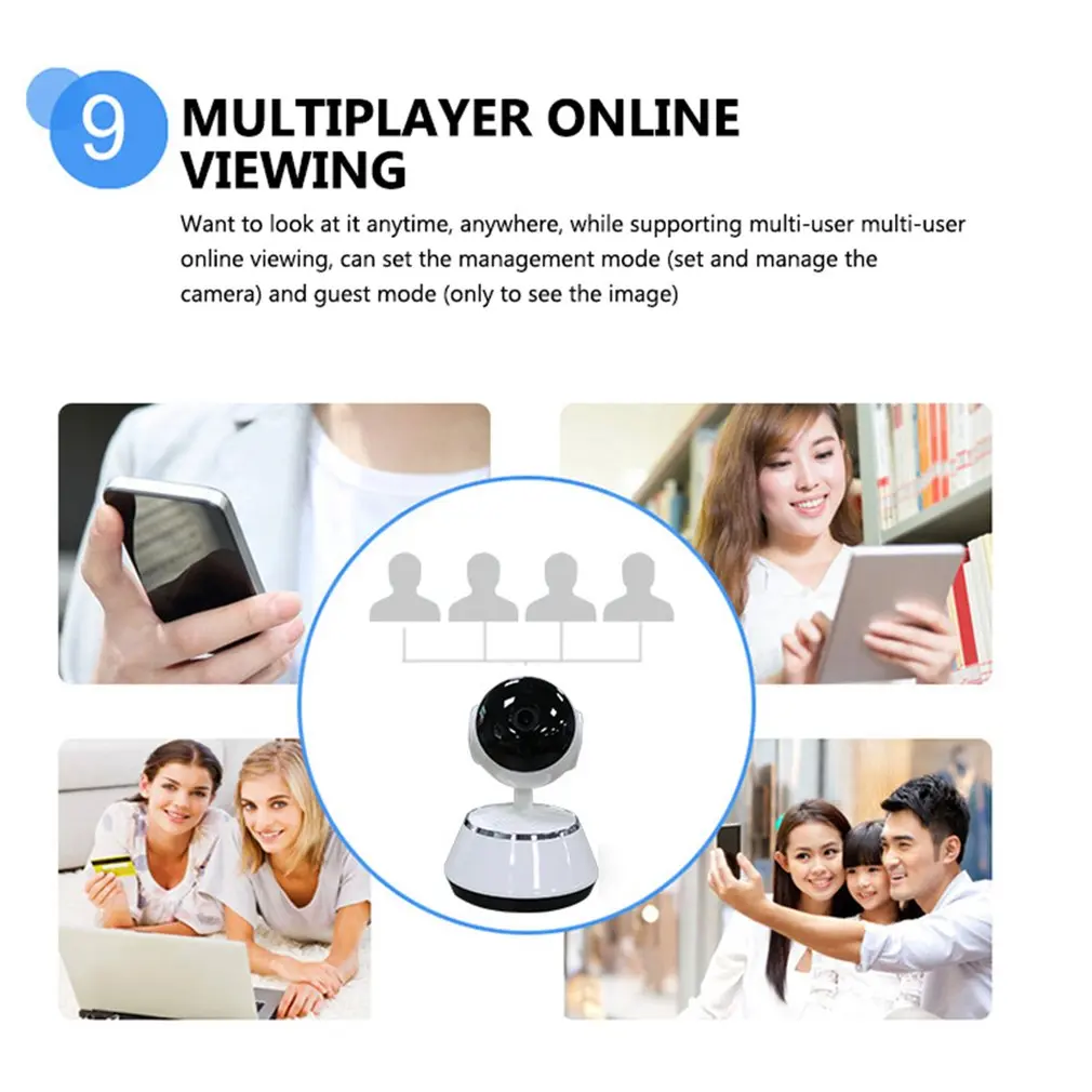 Mini Home Monitor P2P WIFI Camera 720P HD Wireless Smart Baby Camera Nigh Vision Remote Surveillance Home Security Camera
