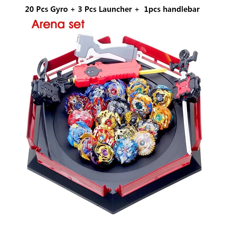 Все топы набор метателей Beyblade Gt God Bey Blades Blast Burst высокая производительность Fight Top Toys дети Bables Bayblade Arena Новые