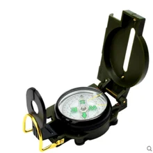 Портативный армейский зеленый компас со складной линзой Многофункциональный американский компас со складной линзой для активного отдыха аксессуары/200 шт