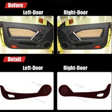 2 шт тканевая дверца защитные подстилки анти-кик декоративные колодки для HUYNDAI Coupe
