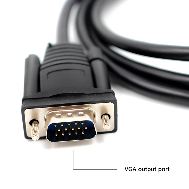 HDMI2VGA конвертер HDMI к VGA кабель Мужской декодер адаптера hdmi-vga hdmi к vga-адаптер совместимый ноутбук ПК проектор HDTV 1,2 м