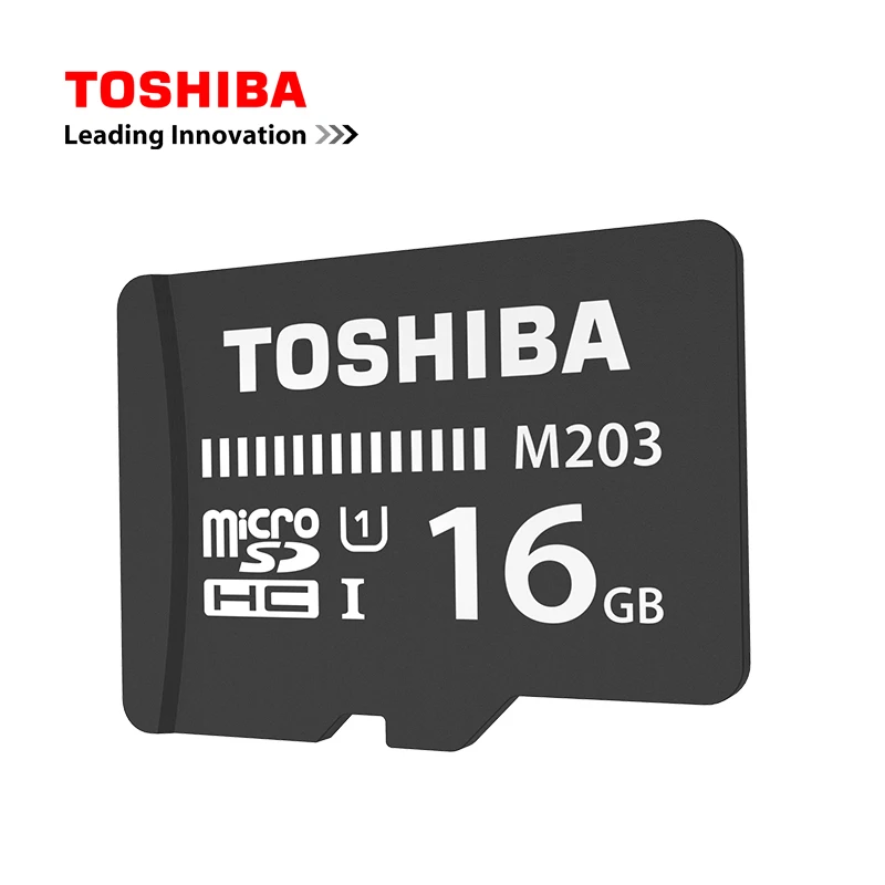 TOSHIBA M203 Micro SD карта UHS-I 16 ГБ 32 Гб MicroSDHC 64 Гб 128 ГБ MicroSDXC флэш-карта памяти U1 класс 10 FullHD TF карта