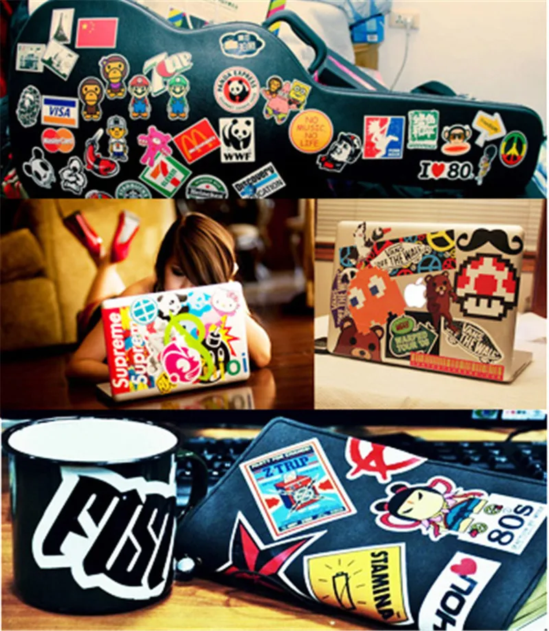 Куда можно приклеить наклейки. Наклеенный стикер. Приклеить наклейку. Куда можно наклеить наклейки. Наклеивает наклейку