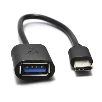 

16cm Typec Male Head Tousb Female Head Injection Plastic Otg Data Line Usb3.1 Type-c Otg Transfer Connector Transcothisr