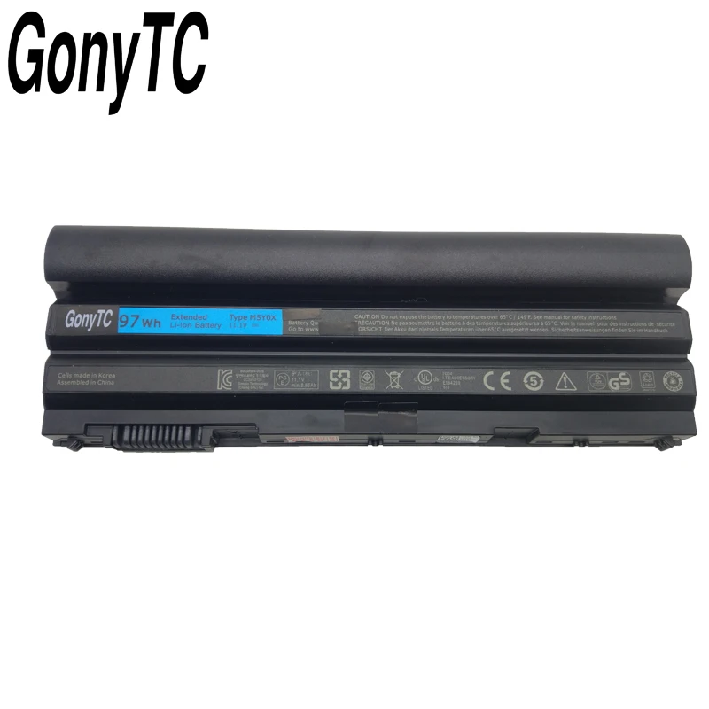 Оригинальный аккумулятор GONYTC 11 1 В 97 Втч M5Y0X для ноутбука DELL Latitude E6420 E6520 E5420 E5520 E6430