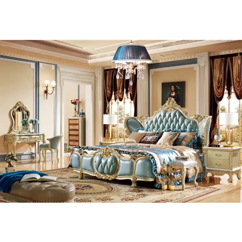 Luxury Vintage Bed Wooden King Size Bedroom Furniture European Palace Hand Carved Bed Bedroom Sets Aliexpress