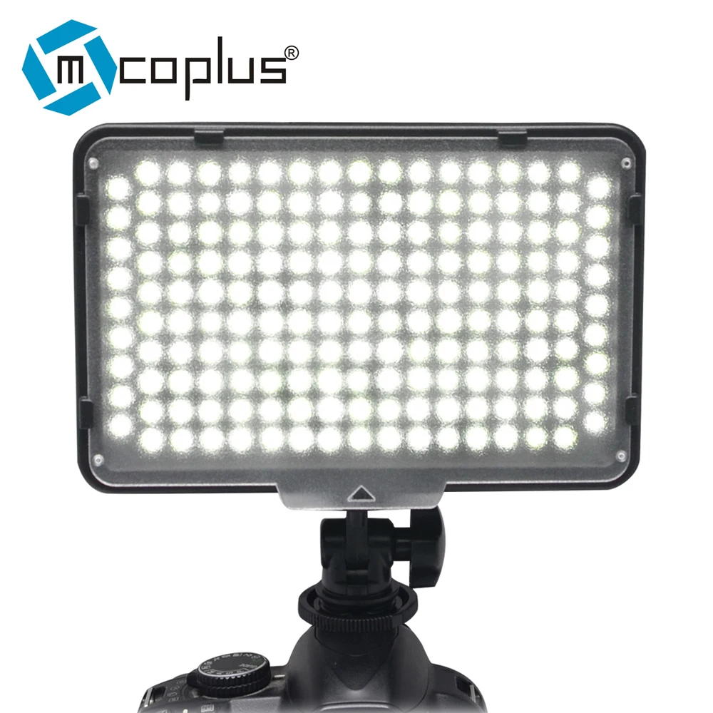 Mcoplus LED-168,видео LED, освещение для Кэнон, Никон, Пентакс, Олимпус, Панасоник и цифровых фотокамер. Зеркальная фотовспышка