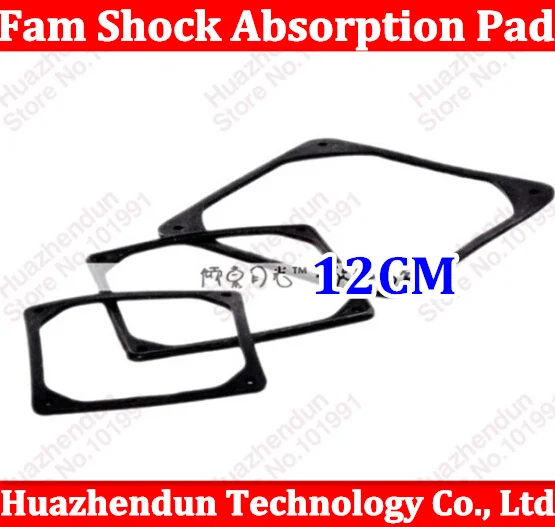 New 120mm PC Case Fan Anti vibration Gasket Silicone Shock Absorption