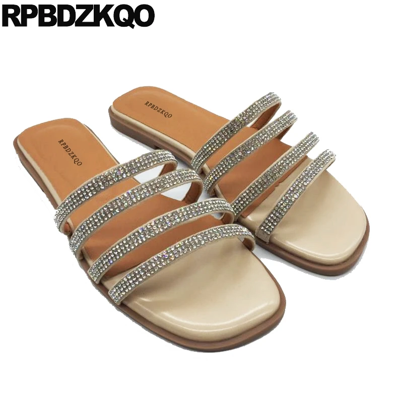 womens bling slides