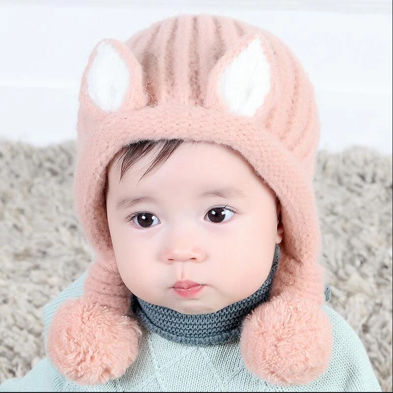 SUOGRY Children's Costumes Baby Winter Clothing Hat For Newborns Cap Children Girls Beanie Warm