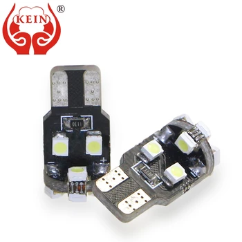 

KEIN 50PCS t10 w5w led car bulbs 3528 13smd auto reading interior license plate vehicle signal lights lamp car styling 12V white