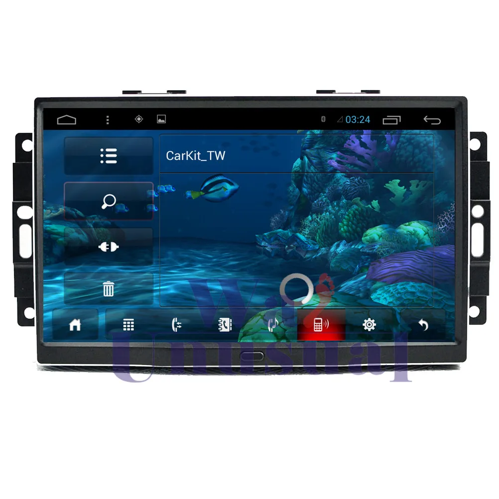 Discount WANUSUAL 9 Inch Quad Core 16GB Android 6.0 Car Radio Player for Chrylser 300C OLD With GPS BT 3G Wifi Mirror Link 1024*600 Maps 5