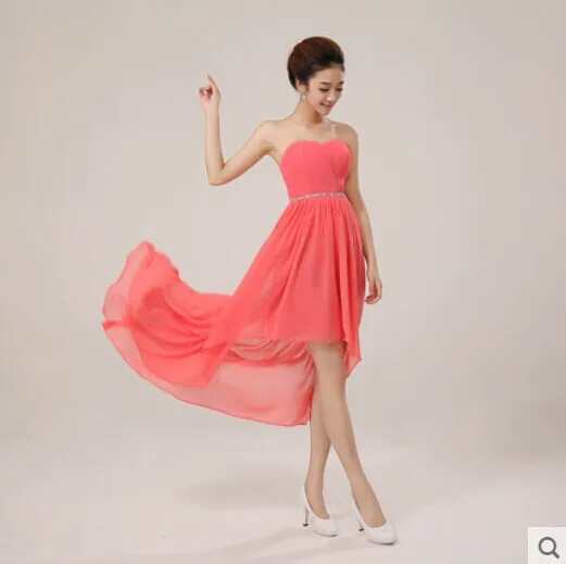 Buy Cheap Chiffon Bridesmaid Dress Under 50 High Low