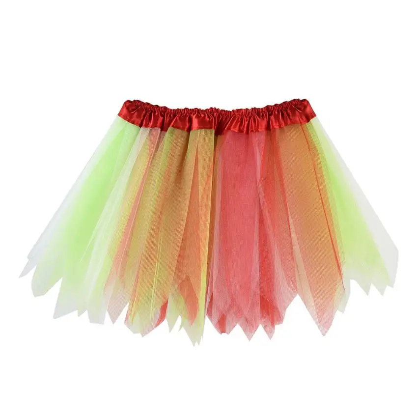 Baby Girls Kids Dance Fluffy Tutu Skirt Pettiskirt Ballet Dress Up Fancy Costume