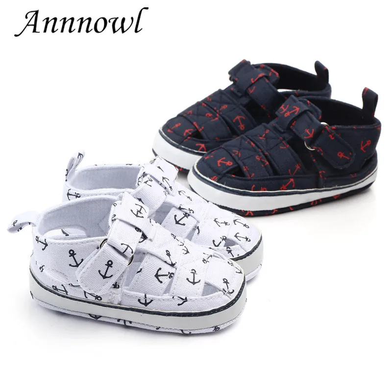 Annnowl Toddler Baby Girls Sandals Breathable Mesh Anti-Skid Rubber Sole Boys Shoes