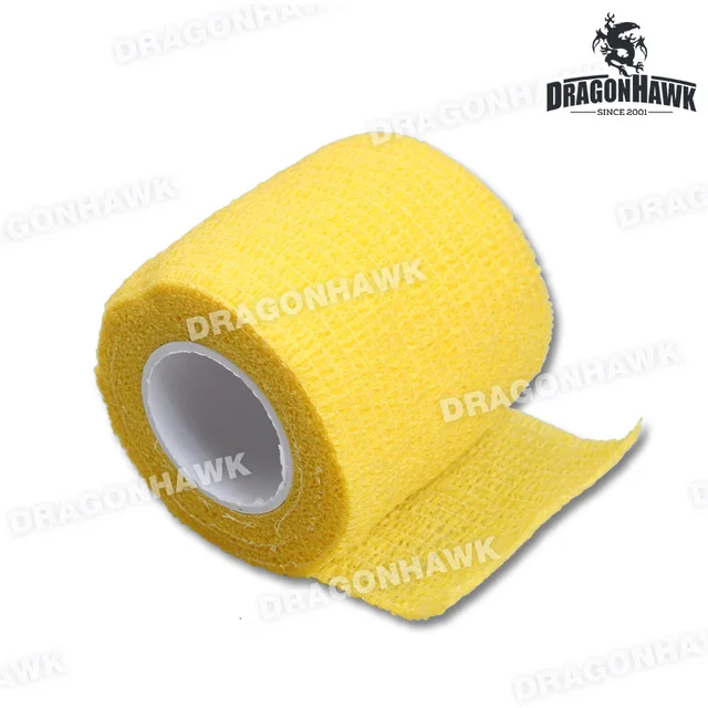 1pcs Bandage Tattoo Grip Cover 5cm For Tattoo Tubes Tattoo Grip Tattoo Supply Yellow Color 1pcs Bandage Tattoo Grip Cover 5cm For Tattoo Tubes Tattoo Grip Tattoo Supply Yellow Color