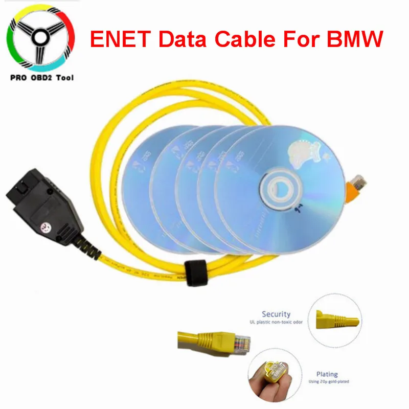 Высококачественный кабель для передачи данных ESYS 3.23.4 v50,3 для BMW ENET Ethernet для интерфейса OBD E-SYS кодирования ICOM F-Series для BMW ENET