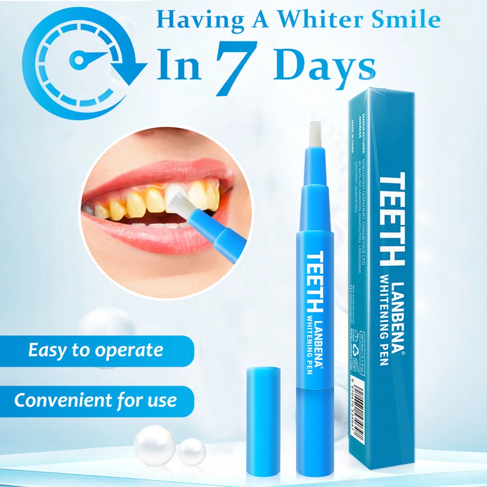 

3ml Teeth Whitening Pen Cleaning Serum Removes Plaque Stains Dental Tools Oral Hygiene Tooth Gel Whitenning Brush Teeth TSLM2