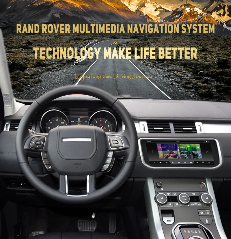 Мультимедийная навигация NVTECH gps для RANGE ROVER EVOQUE Dashboard Android 7,1 Bluetooth ram+ rom 2+ 32GB плеер 10,25 ''2012