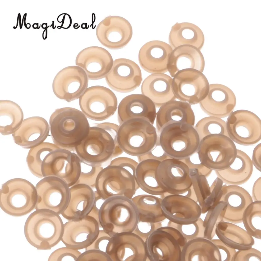 MagiDeal Simulation 100Pcs/Pack Plastic Safety Nose with Backs for Bear Dog Doll Animal Children Hands-on Ability DIY Crafts Toy