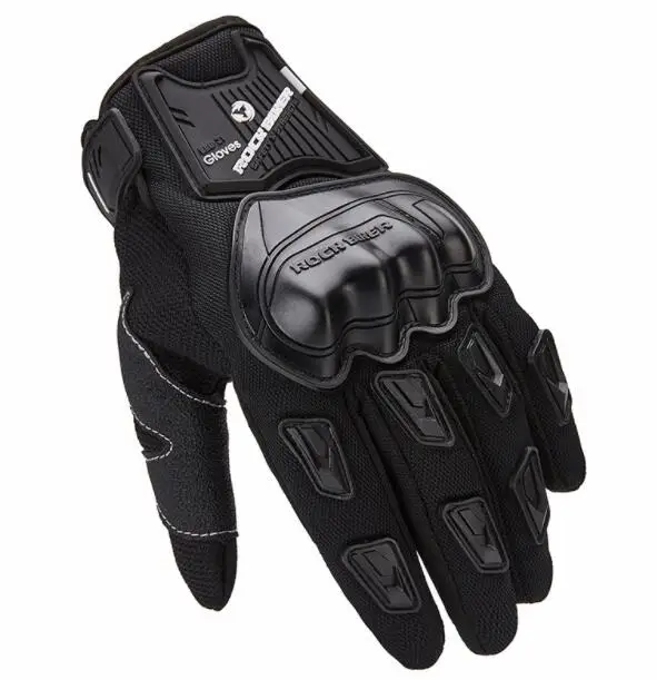 

New ROCK bicycle gloves black full finger motorcycle touch screen summer motorcycle off-road motorcycle gloves breathable