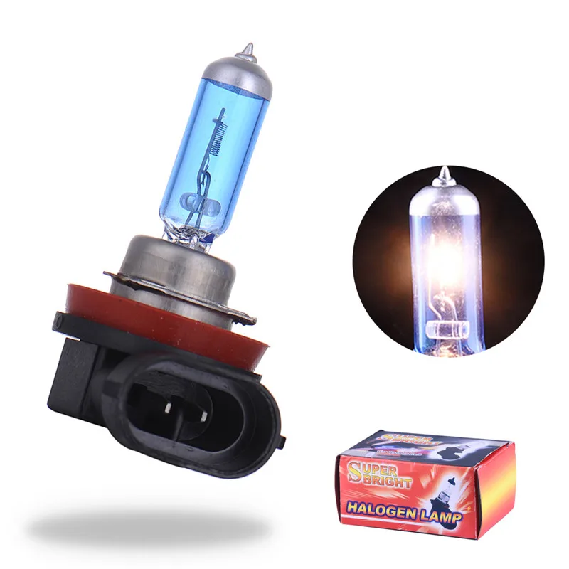 

2pcs led car lights exterior h8 35w light Auto Led Bulb 12V lights super white Color