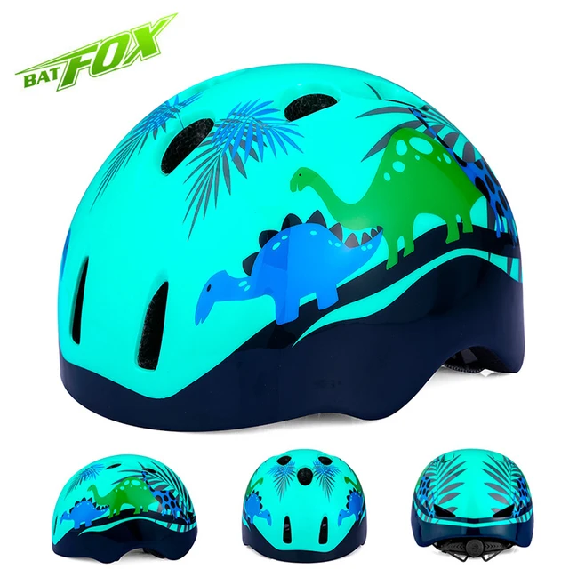 batfox miúdos dos desenhos animados estrada mtb ciclismo capacete