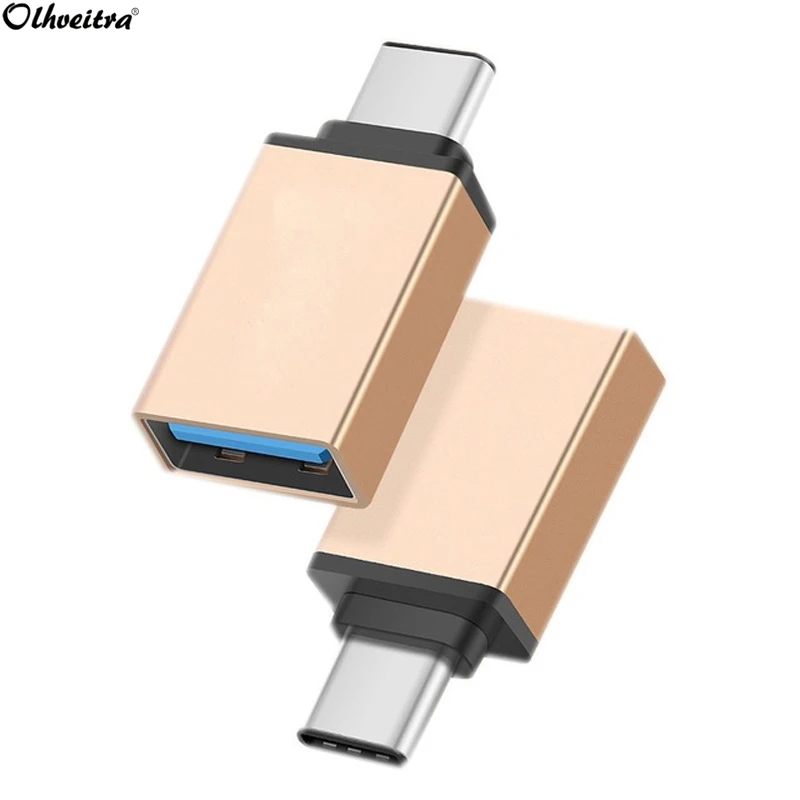 Olhveitra Тип-c USB адаптер OTG Тип C и USB A конвертер адаптер данных для Xiaomi huawei samsung S10+ Galaxy MacBook Pro Google