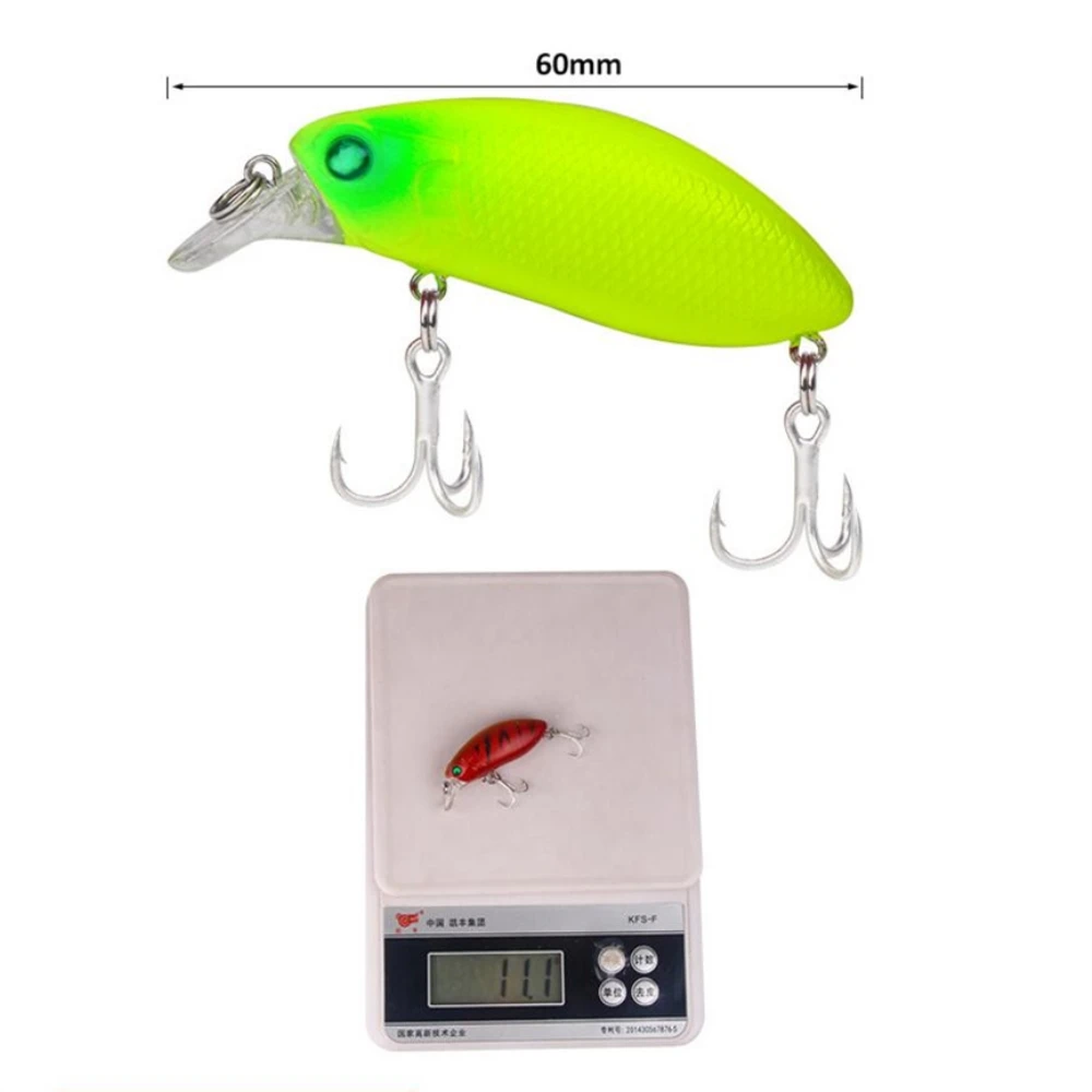 1 unids/lote Wobblers Minnow Pesca señuelo 6 cm 11,1G duro cebo 3D ojos isca artificiales Crank Pesca Crankbait Swimbait aparejos de pesca 1 unids/lote Wobblers Minnow Pesca señuelo 6 cm 11,1G duro cebo 3D ojos isca artificiales Crank Pesca Crankbait Swimbait aparejos de pesca