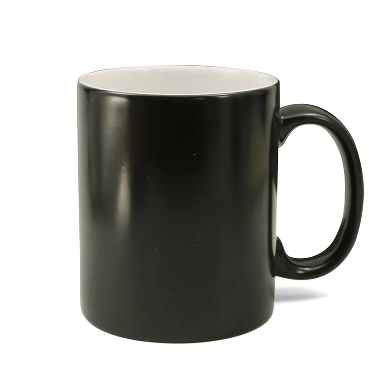 1Pcs Mug Color Change Ceramic Coffee Mug and Cup Heat Reveal Magic Mugs Color Change Fashion Gift for Your Friends Drop Shipping