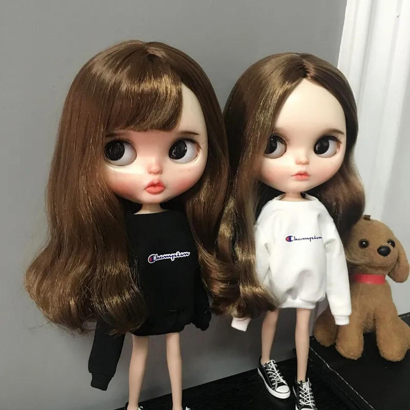 

1/6 blyth Doll Clothing Casual T-shirt for azone barbi Shirts Blyth Girl Pants Doll Accessories Gift For licca