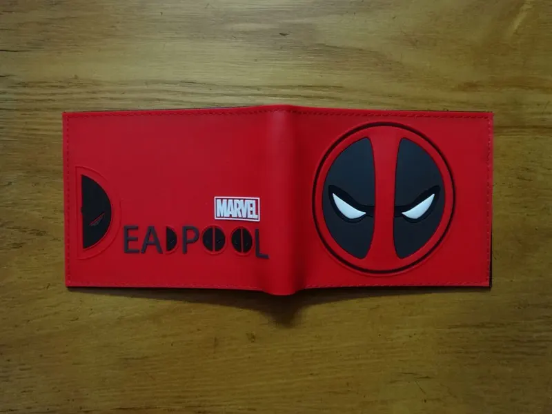 Comics Marvel Deadpool кошельки аниме герой Dead Pool логотип кошелек держатель для карт сумки креативный подарок для мужчин мода пвх короткий кошелек