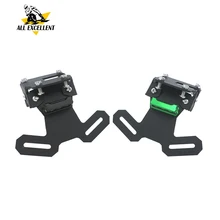 Мотоцикл алюминий номерные знаки для мотоциклов держатель комплект для обслуживания задний кронштейн крепление Fender Eliminator со светодиодный подсветкой Kawasaki Z900