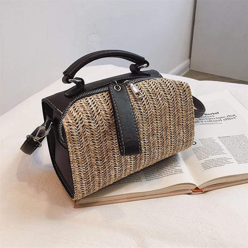 

2019 High Quality Straw Shoulder Bags Crossbody Bags for Women Luxury Handbags Women Bags Designer Bucket Bag Cross Body Bags
