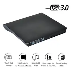 Внешний мобильный универсальный USB3.0 DVD CD Привод плеер оптический привод для PC ноутбук