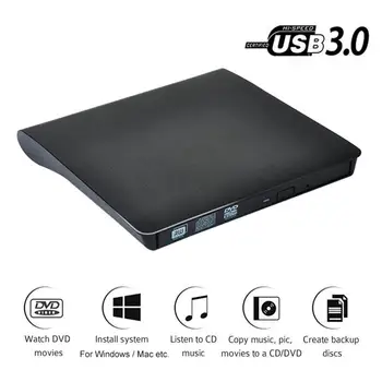 

External Mobile Universal USB3.0 DVD CD ROM Player Optical Driver for PC Laptop Computer