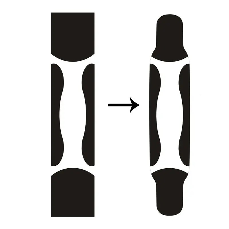122*24 см Longboard наждачная бумага утолщаются ограниченной скольжения Перчатки для скейтборда ленты плоская пластина Griptape наклейки для борд