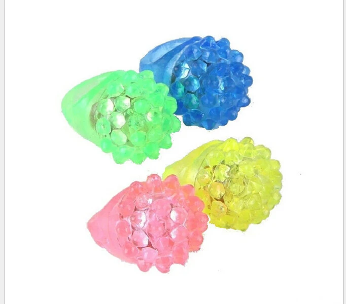 Luminous Christmas toys Led flash ring colorful flicker finger light