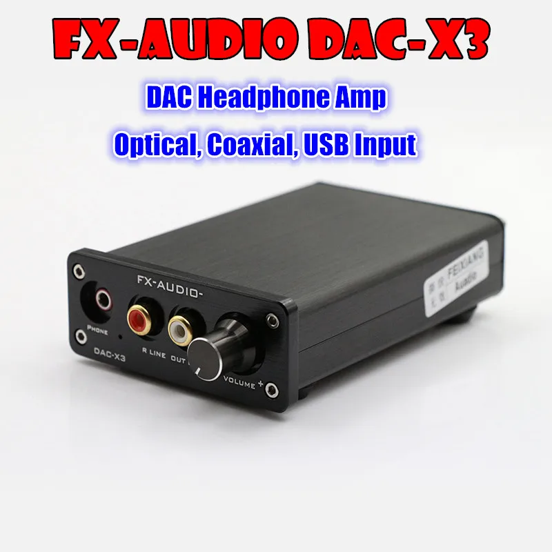 

FX-Audio DAC-X3 Mini Audio Decoder Optical / Coaxial / USB DAC 24BIT/192KHz HiFi Amplifier