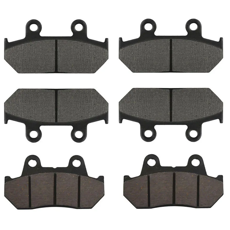 

Motorcycle Front and Rear Brake Pads for Honda GL 1500 A Aspencade / Interstate 90-00 GL1500 Goldwing 98-00 VFR750F 86-87
