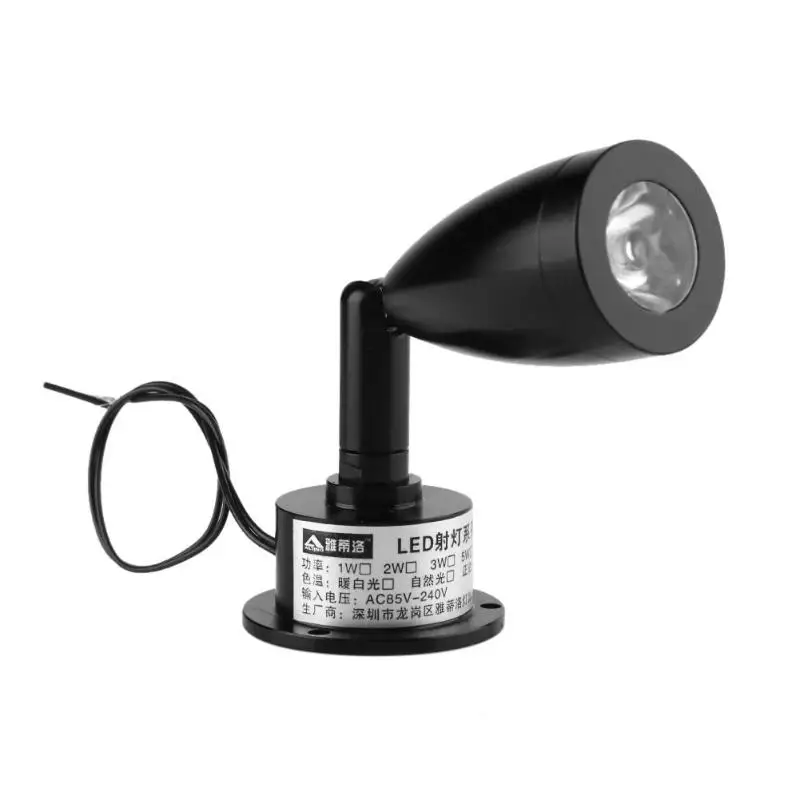 

Waterproof LED Mini Spotlight Indoor 1W Jewelry Counter Wine Cabinet Showcase COB Furniture Spotlight