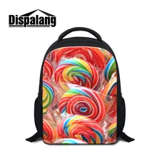 Dispalang детские школьные сумки милый 3D конфеты печати маленький рюкзак для девочек повседневное детское плечо школьная книга сумка Mochila Escolar