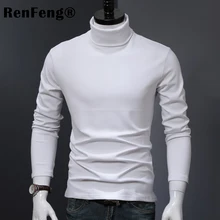 Мужская одежда, термобелье, зимняя водолазка, нижнее белье для мужчин, эластичная мужская хлопковая майка с длинным рукавом, топы для мужчин