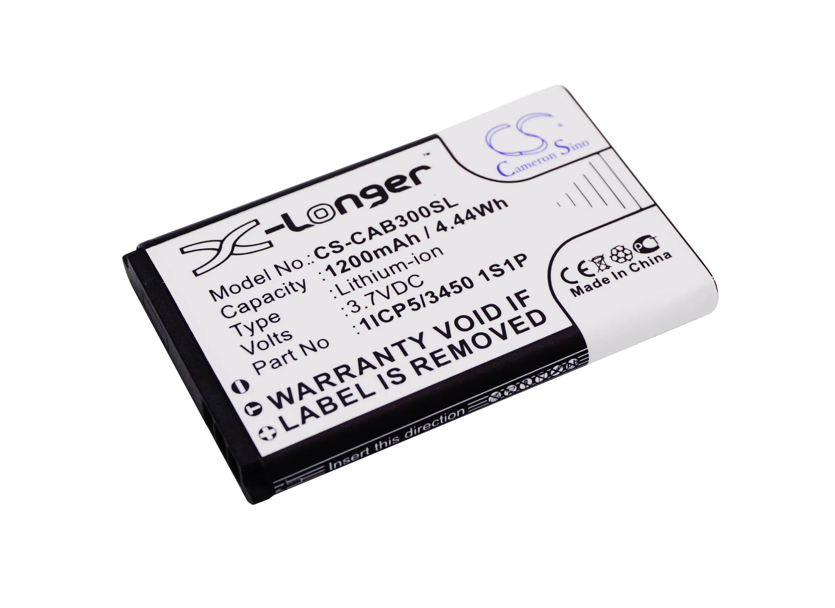 Аккумулятор Cameron Sino 1200 мАч 1ICP5/3450 1S1P для CAT B30 Manta MS1701 MS2401 MS2402 TEL1708 TEL1711 TEL1713 TEL1800|1200mah
