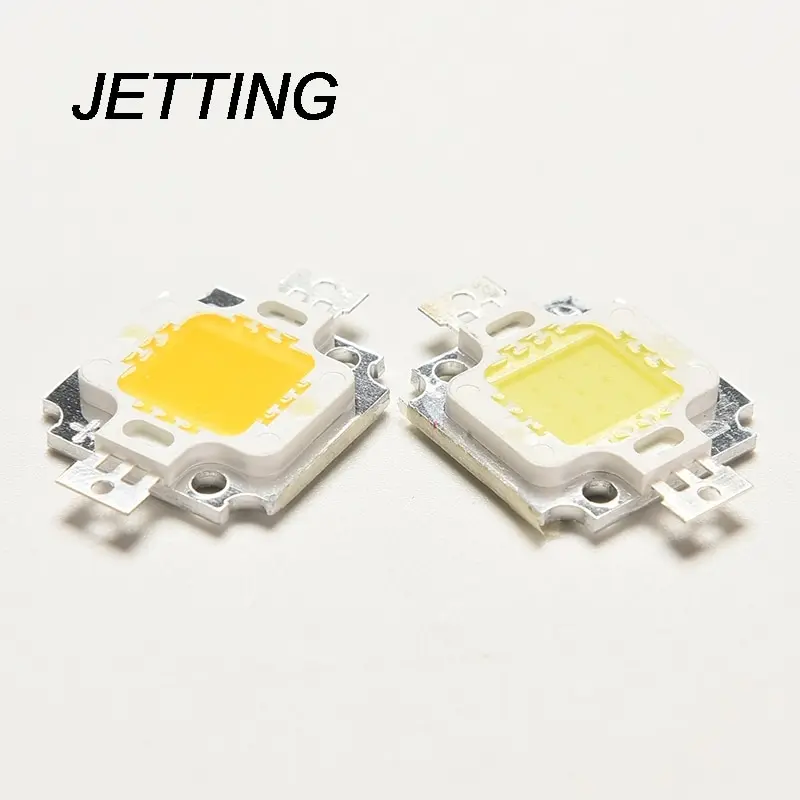 JETTING 1 шт. 10 Вт теплый белый светодиодный чип SMD Высокая мощность Светодиодная