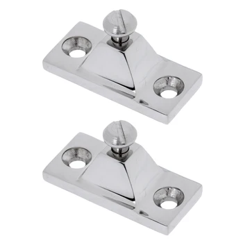 

2 Pieces Boat Accessories Marine 316 Stainless Steel Bimini Top Boat Stainless Steel Fittings Marine Hardware Set