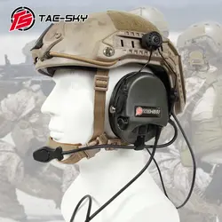 TAC-SKY чай Hi-Threat Tier 1 силиконовый наушник версия шумоподавление звукосниматель гарнитура-FG