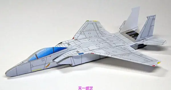 F15 Fighter DIY бумажный самолет может летать головоломки бумага для поделок модель бумажные игрушки модели поля взаимодействия