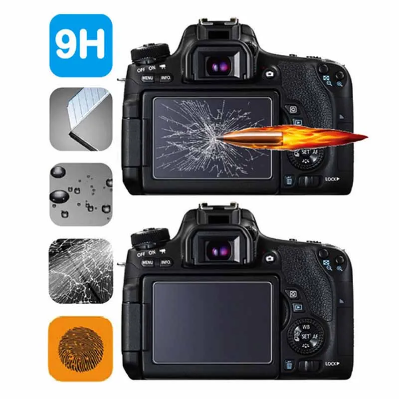Deerekin 9H HD 2.5D Surface Hardness Tempered Glass LCD Screen Protector for Nikon D5200/D5100 | Электроника