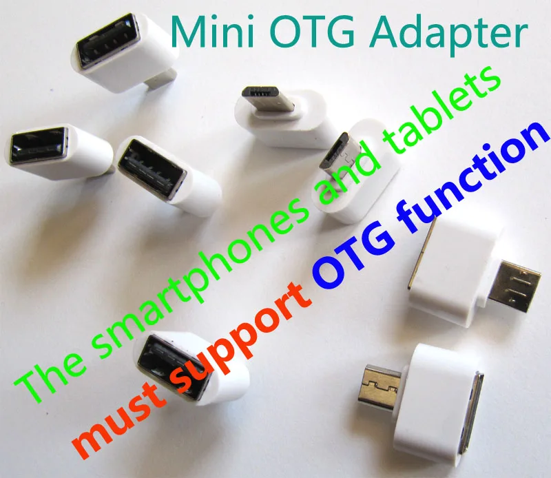 Адаптер OTG к USB, мини-адаптер, адаптер MicroUSB к USB, подключение клавиатуры и мыши к портативным устройствам с поддержкой OTG